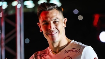 Diego Churín en su presentación con Universitario. - Crédito: Difusión