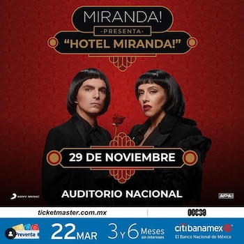 Miranda! se presentará en México