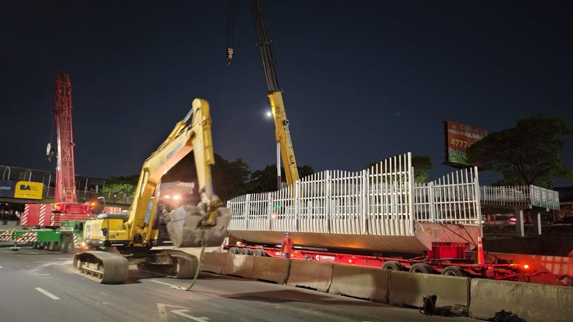 El puente peatonal Piedra Buena será una pieza clave en el proceso de modernización integral, que transformará este corredor en la primera Autopista Parque de la Ciudad.