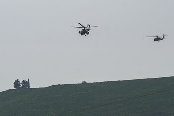 Helicópteros del Ejército de Israel