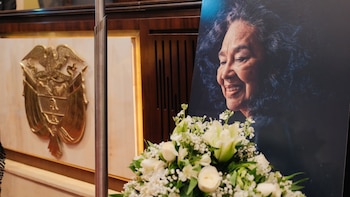 En imágenes: El Capitolio Nacional despidió a Totó la Momposina en cámara ardiente con música, flores y color