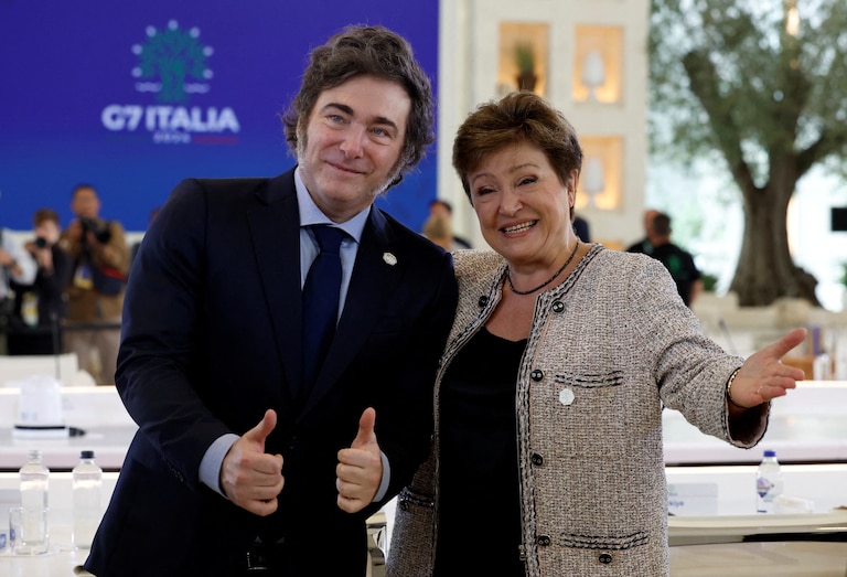 Llegó al país Kristalina Georgieva, directora del FMI: se reunirá con Milei y visitará Vaca Muerta Llegó al país Kristalina Georgieva, directora del FMI: se reunirá con Milei y visitará Vaca Muerta