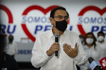 El ex presidente de Perú Martín Vizcarra.