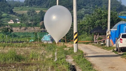 Estados Unidos calificó como una táctica infantil el lanzamiento de globos con desperdicios desde Corea del Norte hacia Corea del Sur