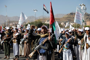 EEUU incluye en su lista de grupos terroristas a los hutíes en represalia por los ataques en mar Rojo (Osamah Yahya/ZUMA Press Wire/dpa)