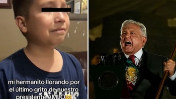 El pequeño dijo que AMLO