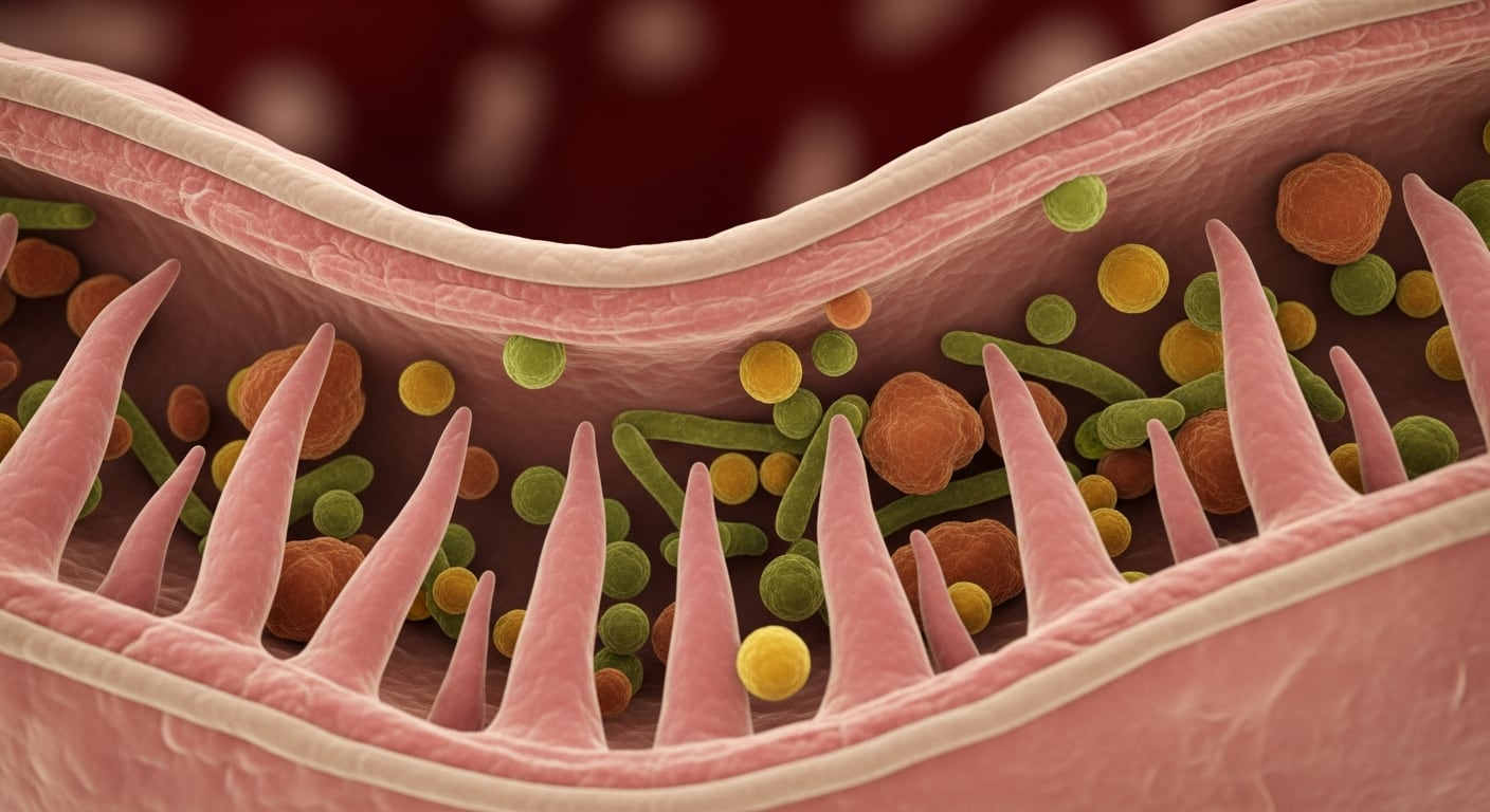 El bacteriófago HER259 redujo la inflamación en colitis aguda y crónica al desactivar FimH, una proteína clave de las bacterias AIEC (Imagen Ilustrativa Infobae)