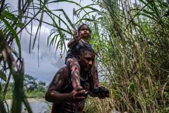 El número de 400.000 personas