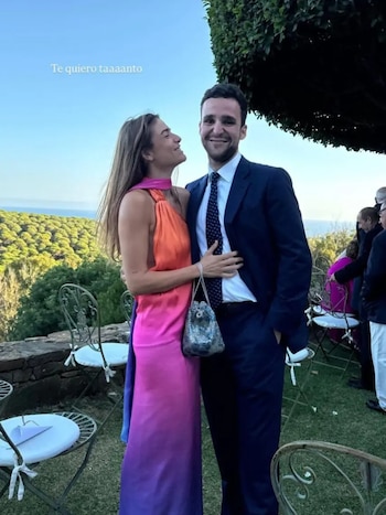 Candela Martínez y Felipe de Marichalar en una imagen compartida en redes sociales (INSTAGRAM).