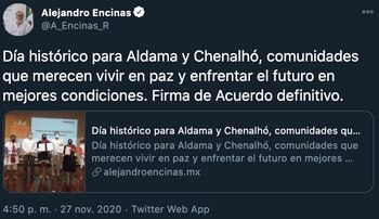 Así anunció Alejandro Encinas la