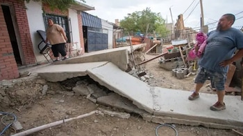 Equipos geológicos realizaron tomografías eléctricas