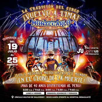 Circo Montecarlo presenta show en