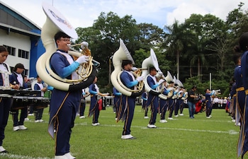La banda está integrada por 300 estudiantes y exalumnos de entre 10 y 24 años. Crédito: MCJ