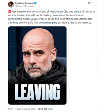 Guardiola se va del City