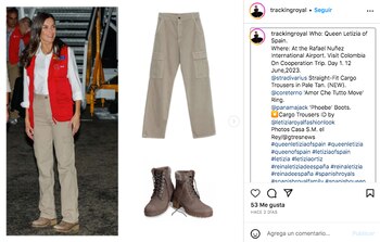 Reina Letizia llevó un pantalón