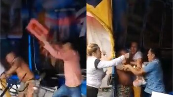 Tremenda pelea en una “chelería”