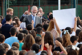 Los reyes Felipe y Letizia en Melilla (EFE)