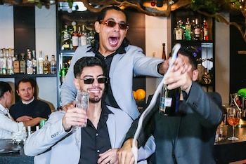 Jhonny Caz y Jonathan Bencomo