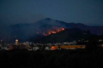 Imagen del incendio de Montixelvo,