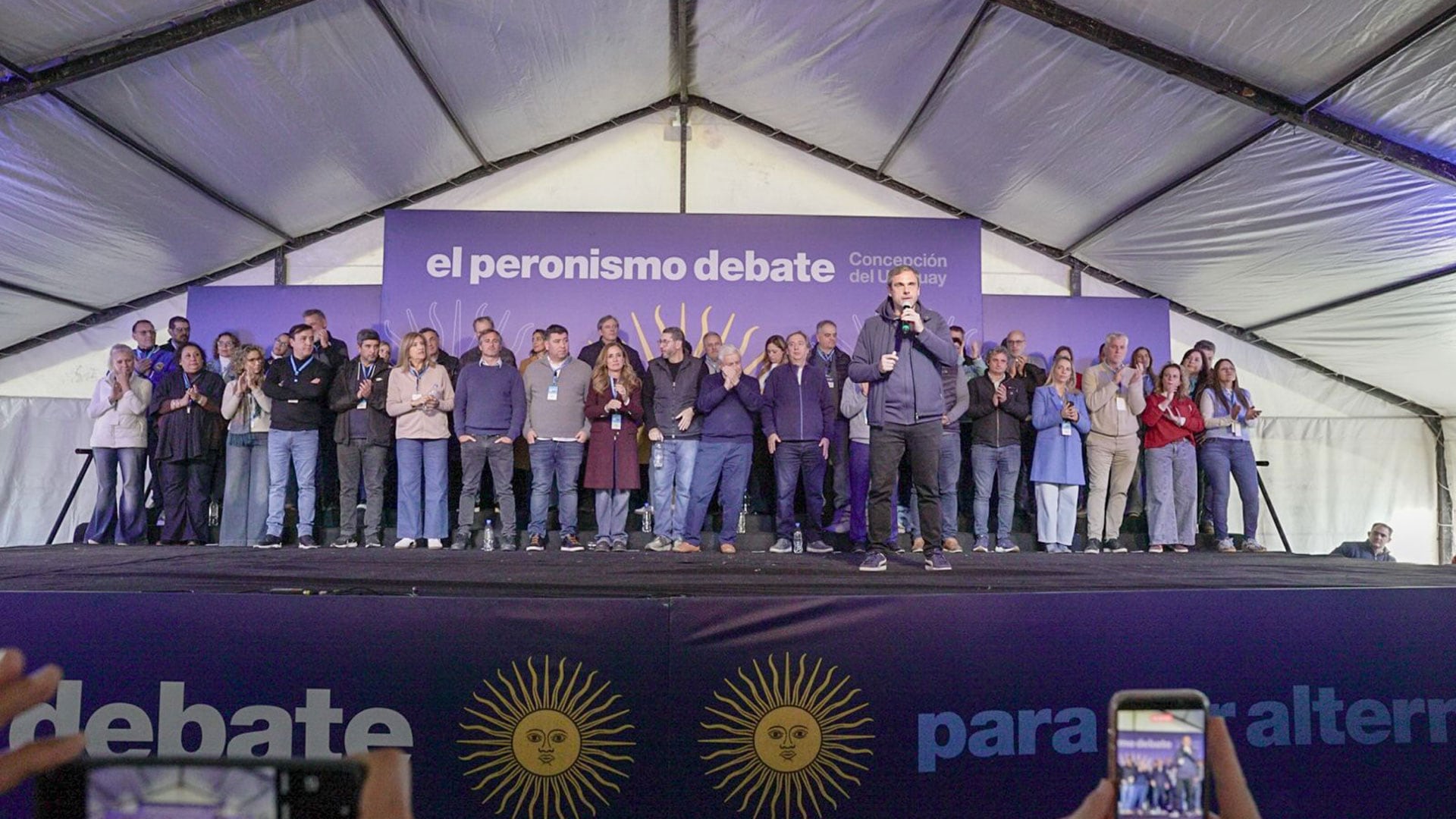 Guillermo Michel fue uno de los principales organizadores del encuentro en su provincia