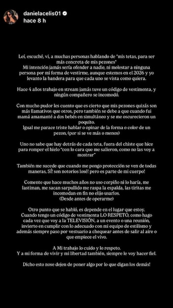 Daniela Celis responde