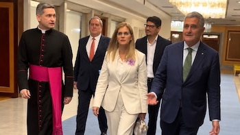 Laura Fernández llega a Italia para reunirse con el papa León XIV y el presidente Sergio Mattarella