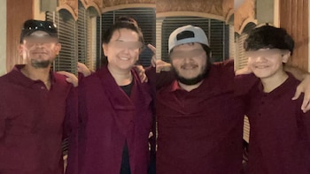 Los cuatro integrantes de la