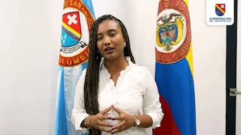 Girley Ordóñez Bowie, gobernadora de San Andrés - crédito Gobernación de San Andrés