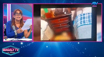 Hallan muerta a Raiza Martínez, ‘La Chocolatita’, influencer relacionada con Pedro Aquino. Captura: Magaly Tv La Firme.