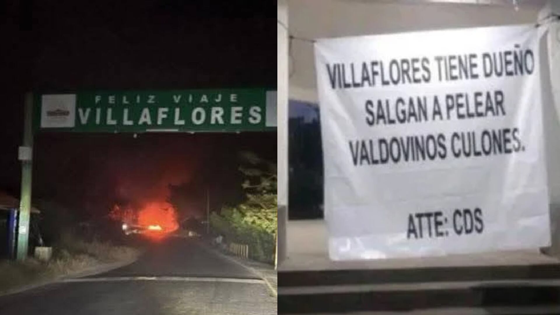 En días recientes, Villaflores amaneció con narcomantas firmadas por el Cártel de Sinaloa para el CJNG | Redes Sociales, X /@chikistrakiz