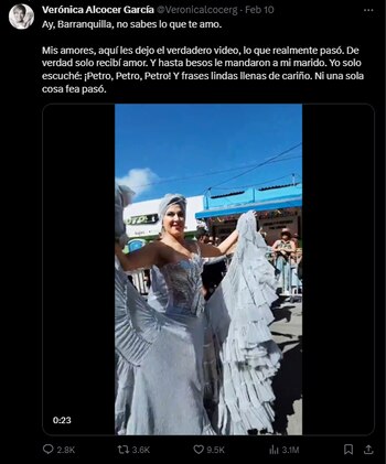 La primera dama Verónica Alcocer