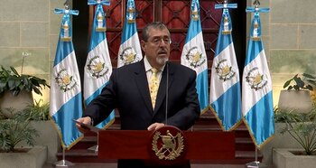El presidente de Guatemala, Bernardo