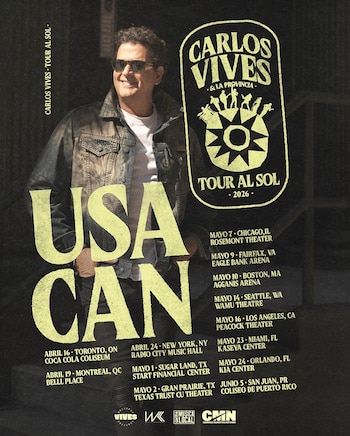 Carlos Vives confirmó las 13