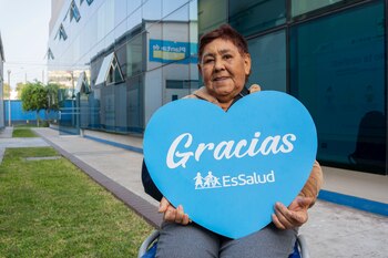 Adulta mayor recuperó movilidad gracias