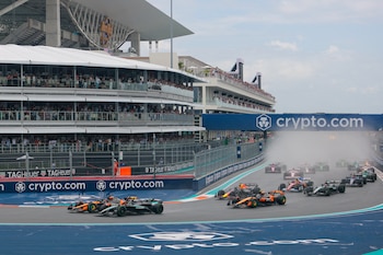 El evento contará con siete campus temáticos que evocan barrios icónicos de Miami, integrando cultura local y experiencia automovilística (Imagn Images-REUTERS)