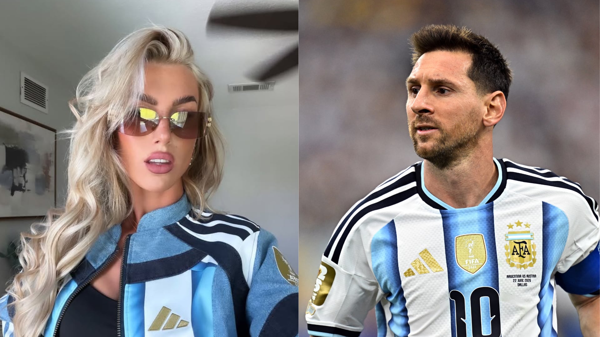Kelci Rose, la novia de Marcos Senesi, reveló el regalo que Lionel Messi le hizo a los jugadores de la Selección tras el Mundial