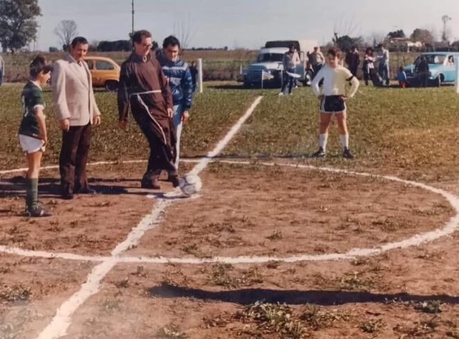 Luis Pascual Dri da el puntapié inicial en General Lagos.