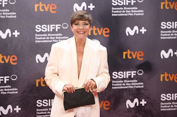 Eva Hache durante la alfombra