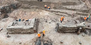 Termas romanas de casi 5.000 metros cuadrados en el distrito de Waalfront, en Nimega
