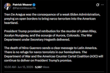 Patrick Weaver tuit