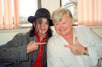 Michael Jackson en una visita