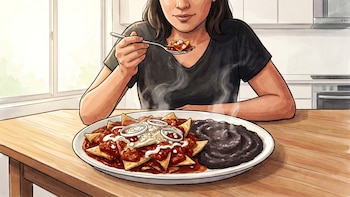 Por qué los expertos en nutrición dicen que los chilaquiles con frijoles son mejor desayuno que cualquier cereal de caja