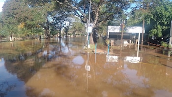 Hasta este lunes, el agua
