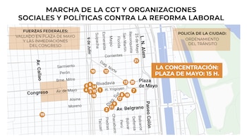 El mapa de la movilización