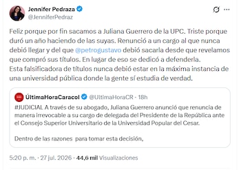 - crédito @JenniferPedraz/X
