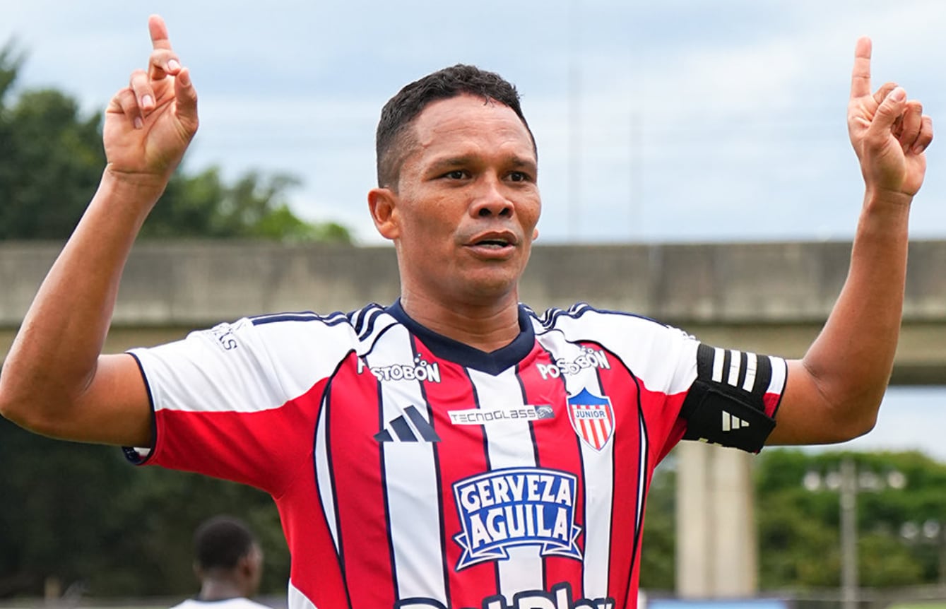 Carlos Bacca ya es el tercer colombiano con más goles en toda la historia del fútbol internacional - crédito Junior FC