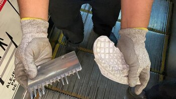 Una chancla afectó escalera de