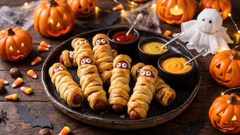 Hot dogs momia: receta fácil para tu Halloween