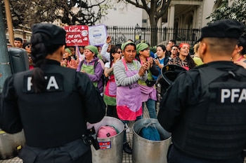 Integrantes de organizaciones sociales se