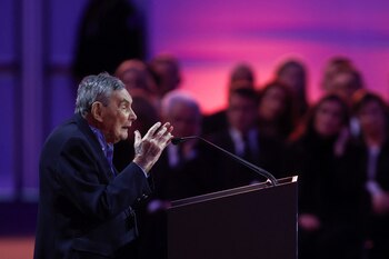 Marian Turski, sobreviviente del Holocausto,